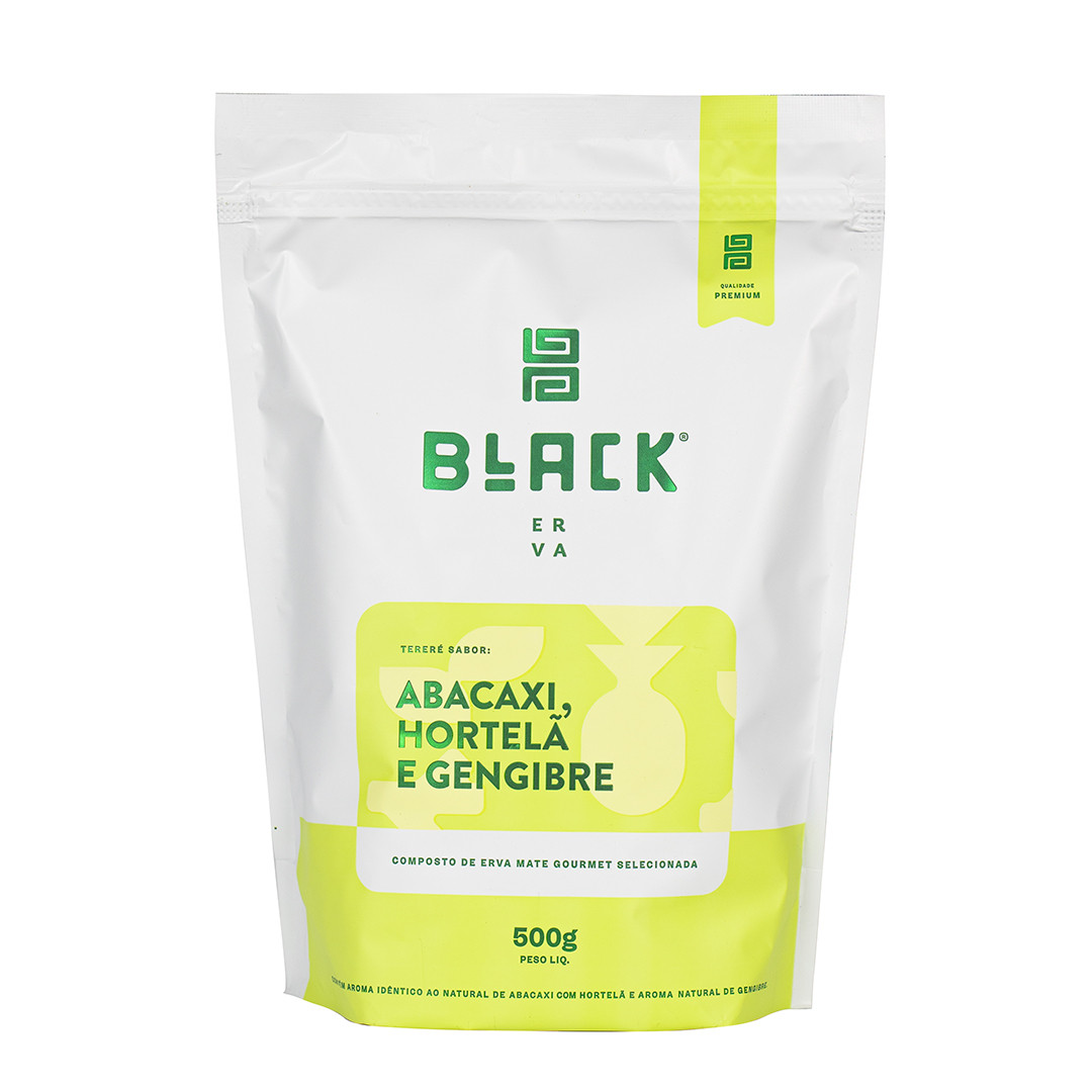 Erva Mate -Abacaxi, Hortelã e Gengibre