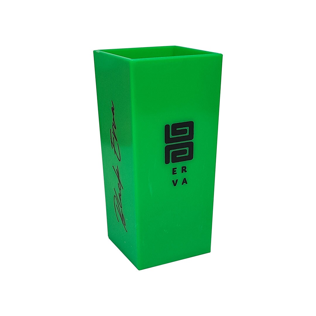 Copo Plástico Quadrado - Verde