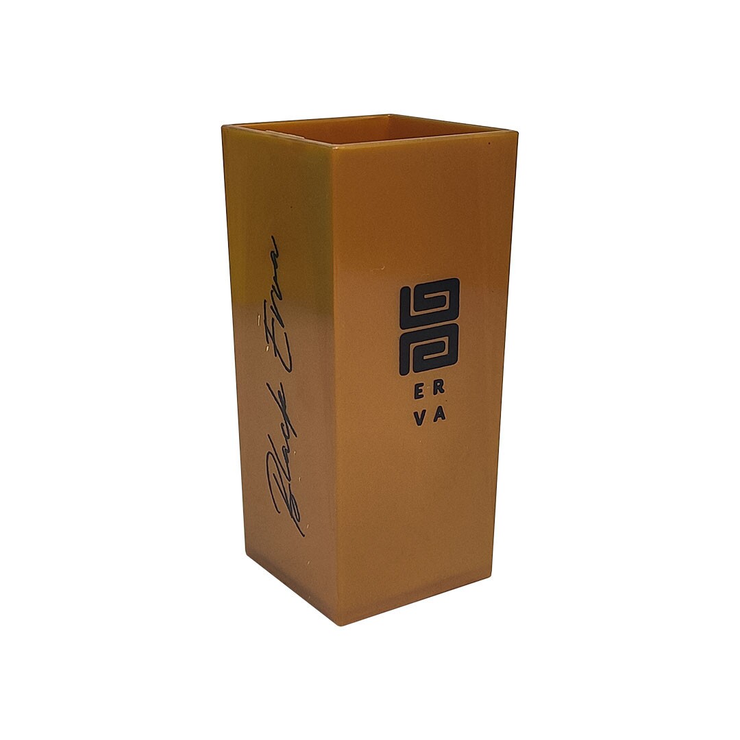 Copo Plástico Quadrado - Marrom