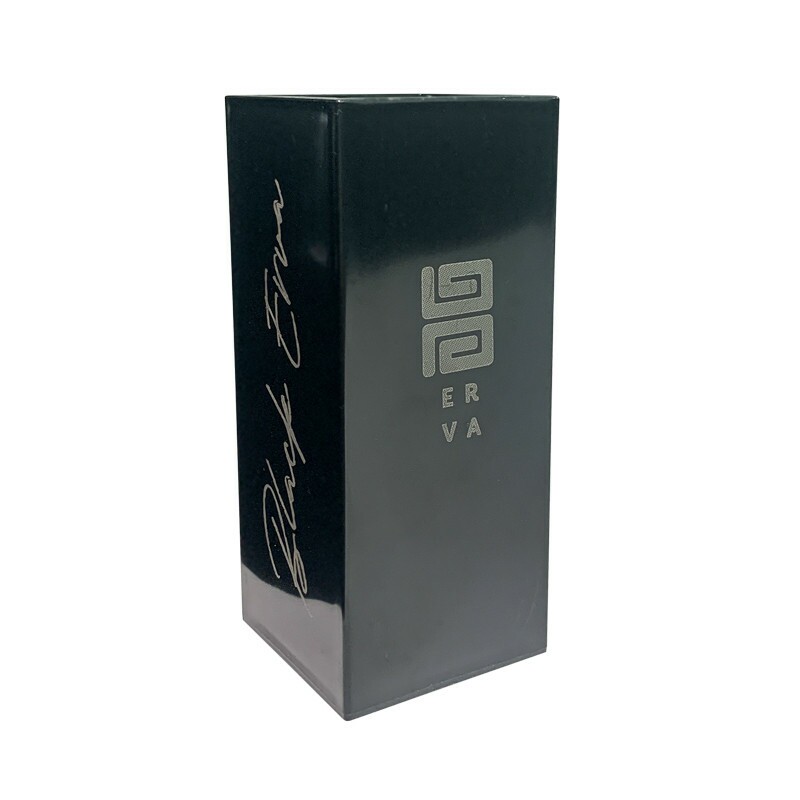 Copo Plástico Quadrado - Preto