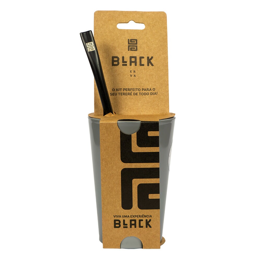 Kit Basic - Black Erva - CINZA Kit Basic - Black Erva - CINZA