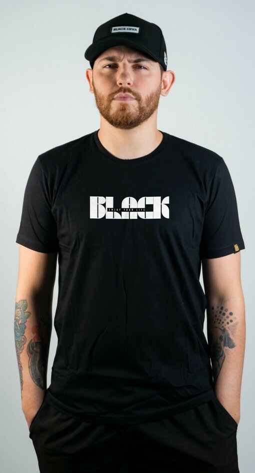 Camiseta Masculina ENJOY - Black Erva